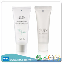 Cosmetic food usage clear transparent laminated plastic tube packaging company